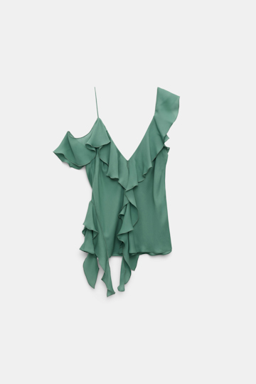 Dorothee Schumacher Top mit Volants jade