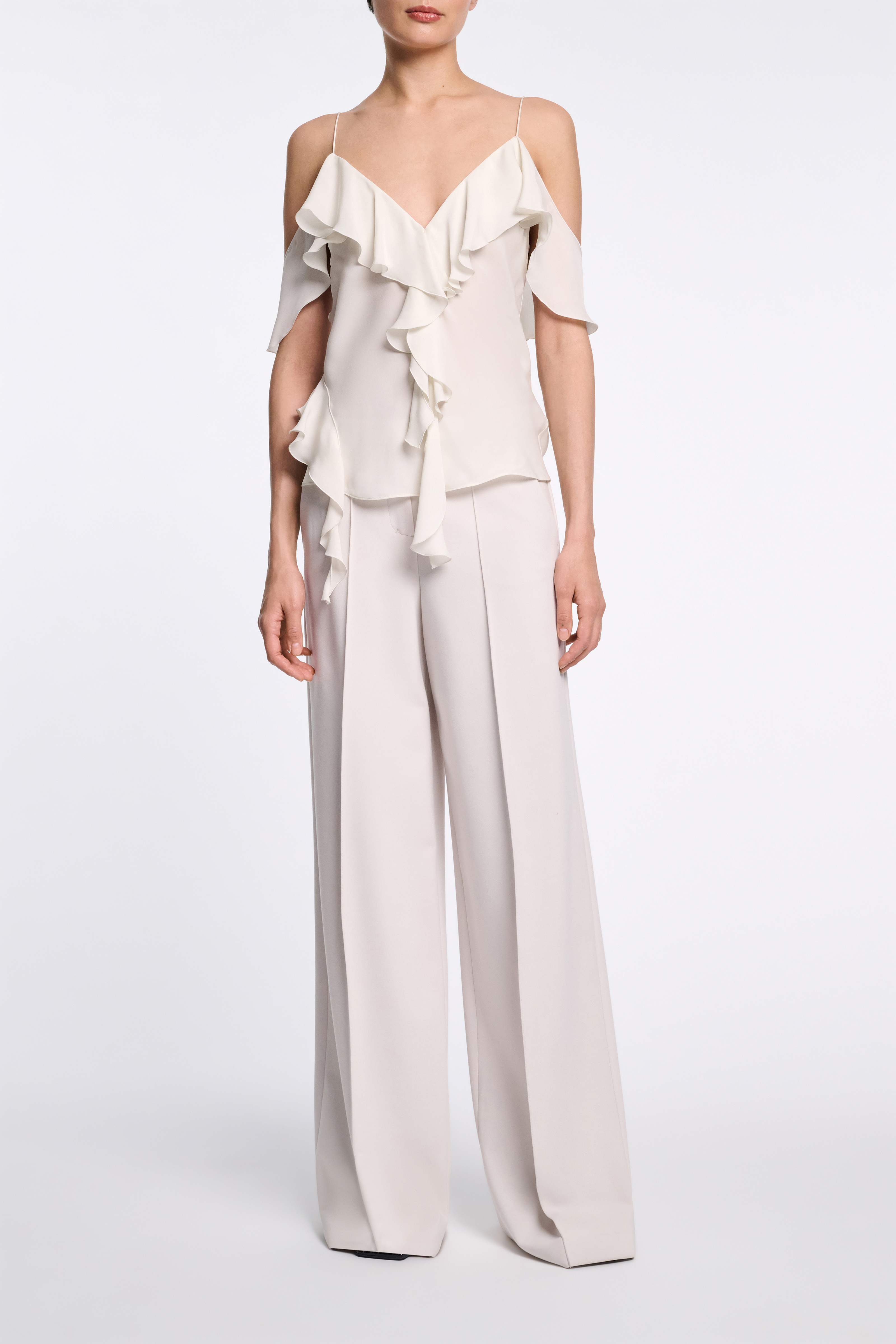 Dorothee Schumacher Silk georgette top with