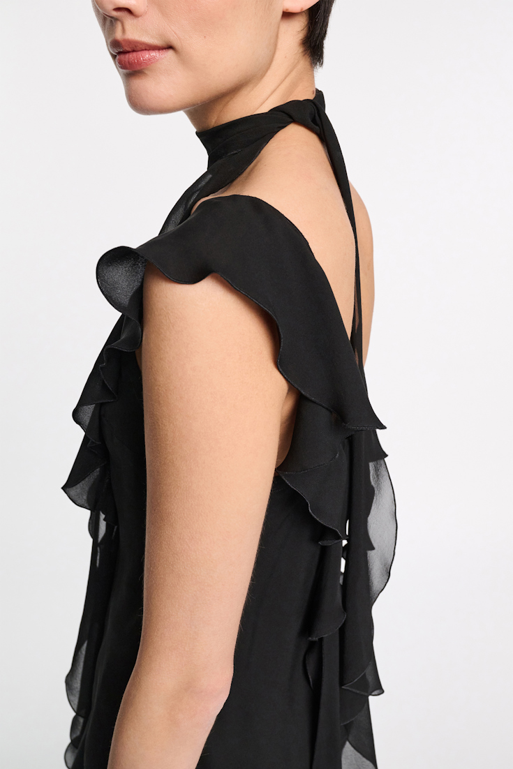 Dorothee Schumacher Top mit Volants pure black
