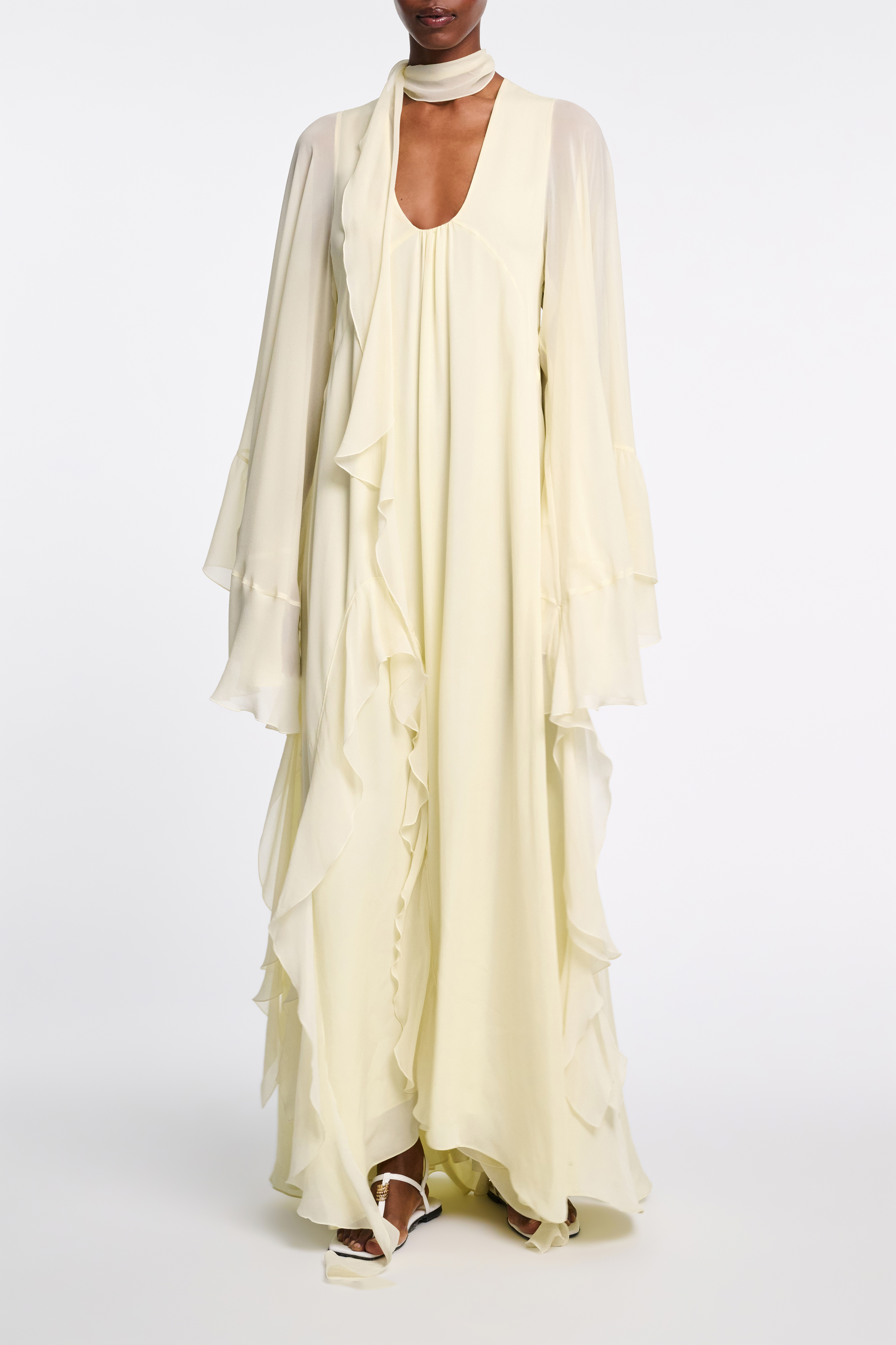 Dorothee Schumacher Silk georgette festival maxi