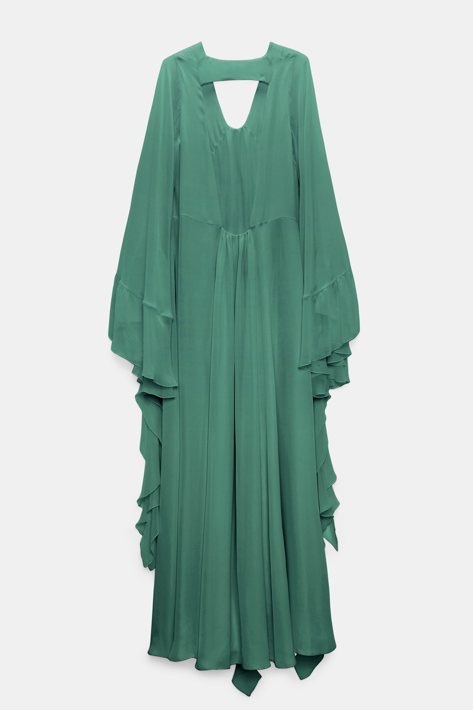 Dorothee Schumacher Maxikleid mit tiefem Rückenausschnitt jade