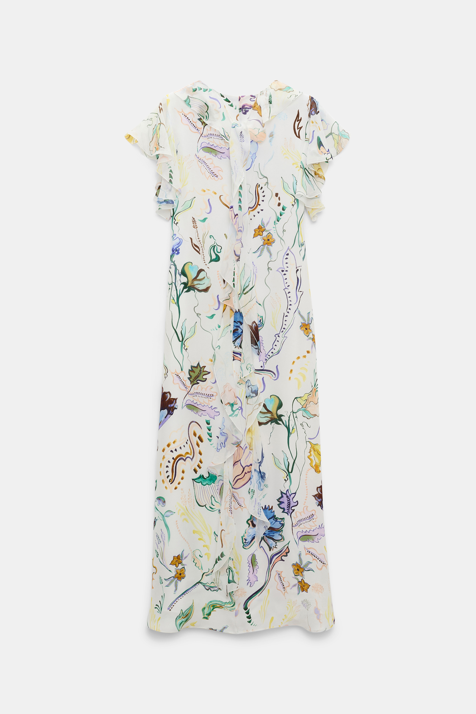 Dorothee Schumacher Printed silk georgette and poplin midi dress Wicked Flower Print