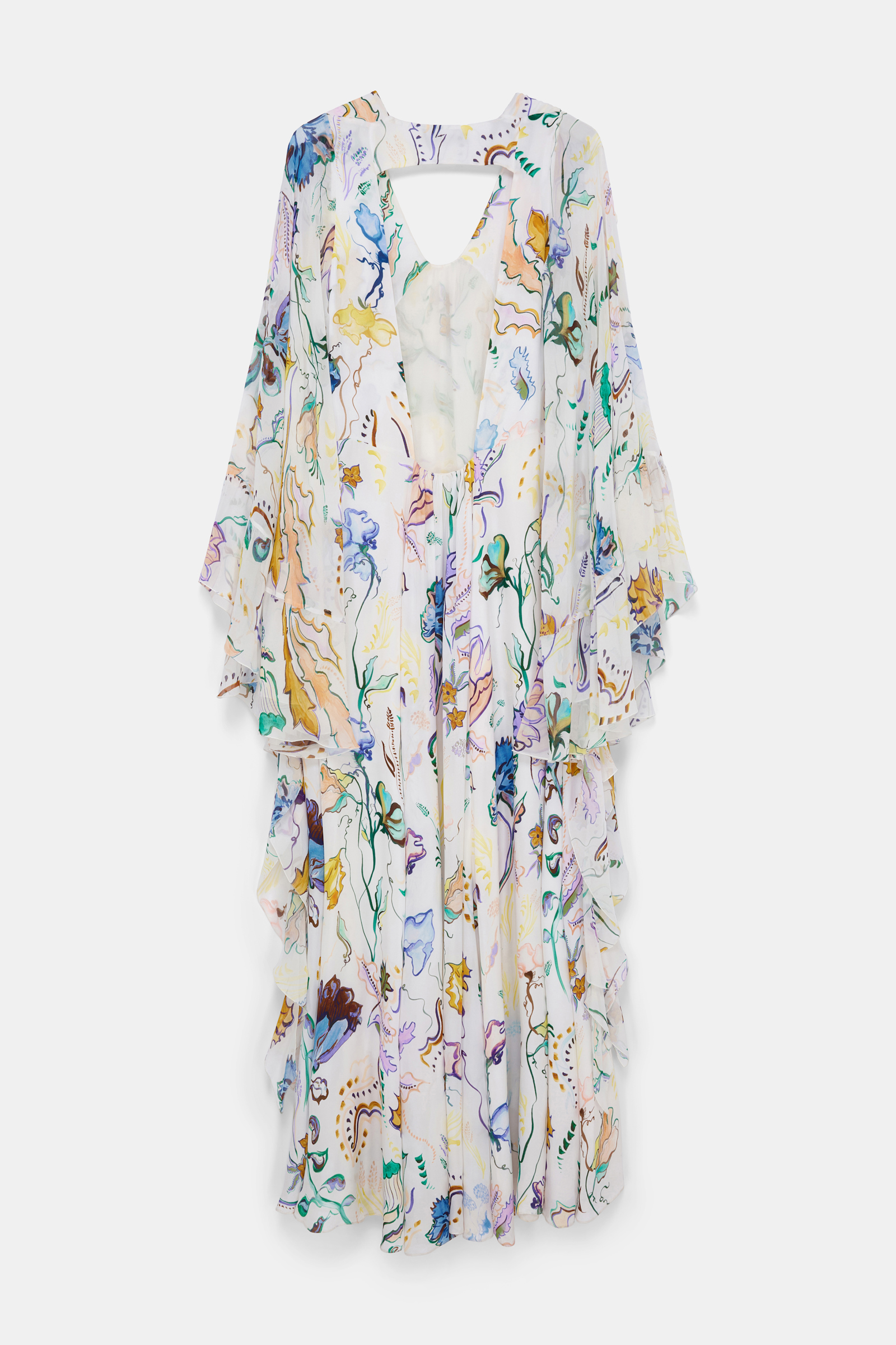Dorothee Schumacher Maxi-Kleid mit Volants und Signature Print Fairy Flower Print