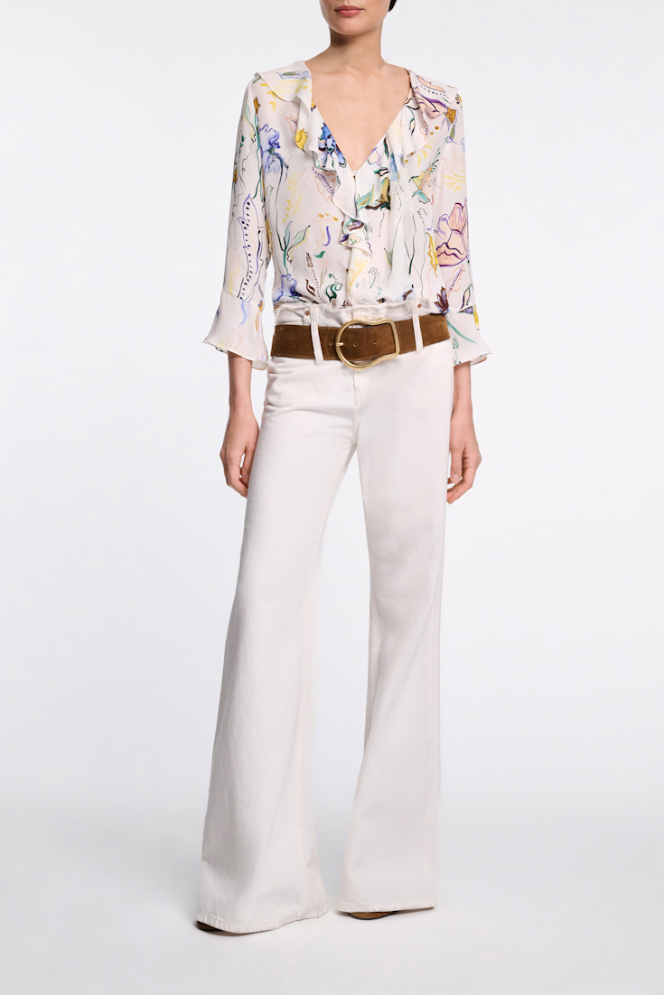 Dorothee Schumacher Bluse mit Signature-Print Fairy Flower Print
