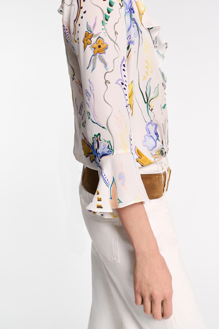 Dorothee Schumacher Bluse mit Signature-Print Fairy Flower Print