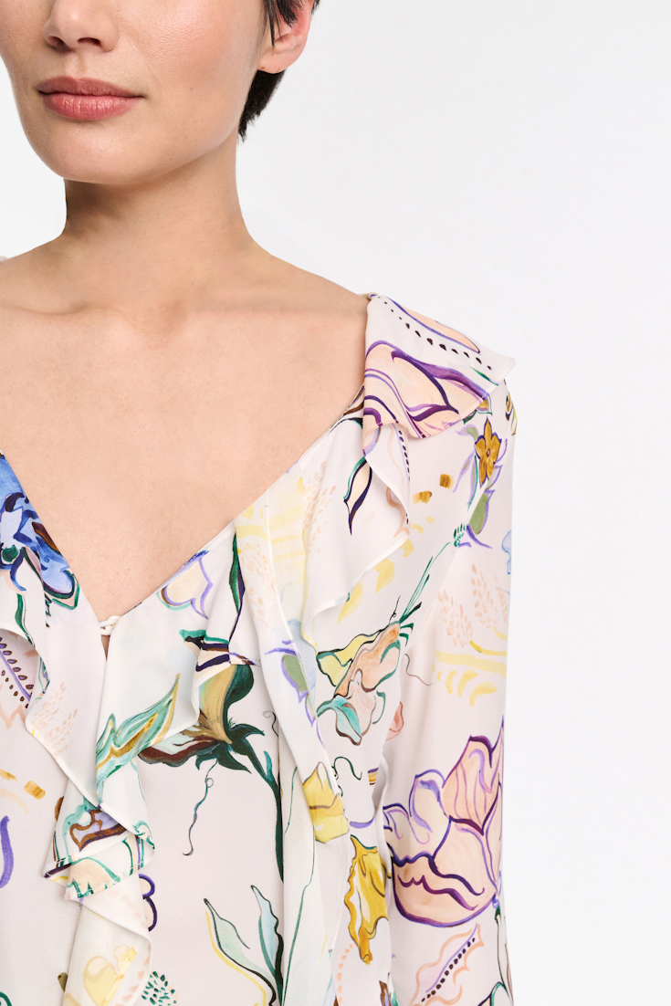 Dorothee Schumacher Bluse mit Signature-Print Fairy Flower Print
