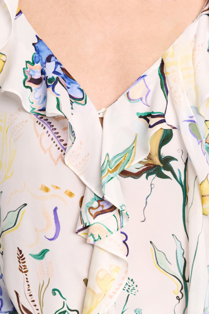 Dorothee Schumacher Bluse mit Signature-Print Fairy Flower Print
