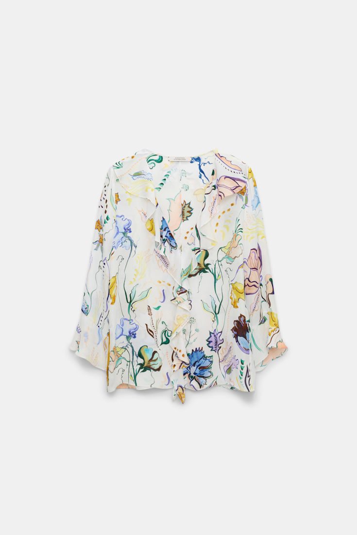 Dorothee Schumacher Bluse mit Signature-Print Fairy Flower Print