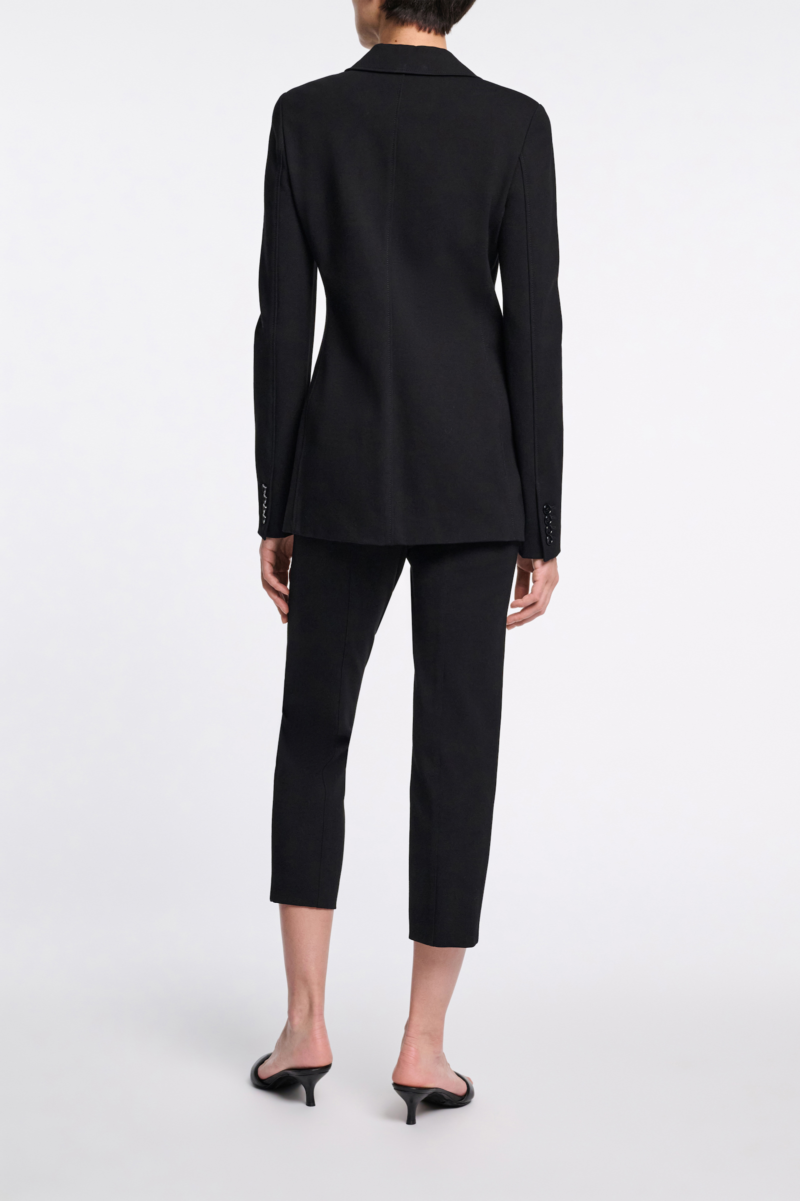 Dorothee Schumacher Mules mit Kitten-Heel pure black