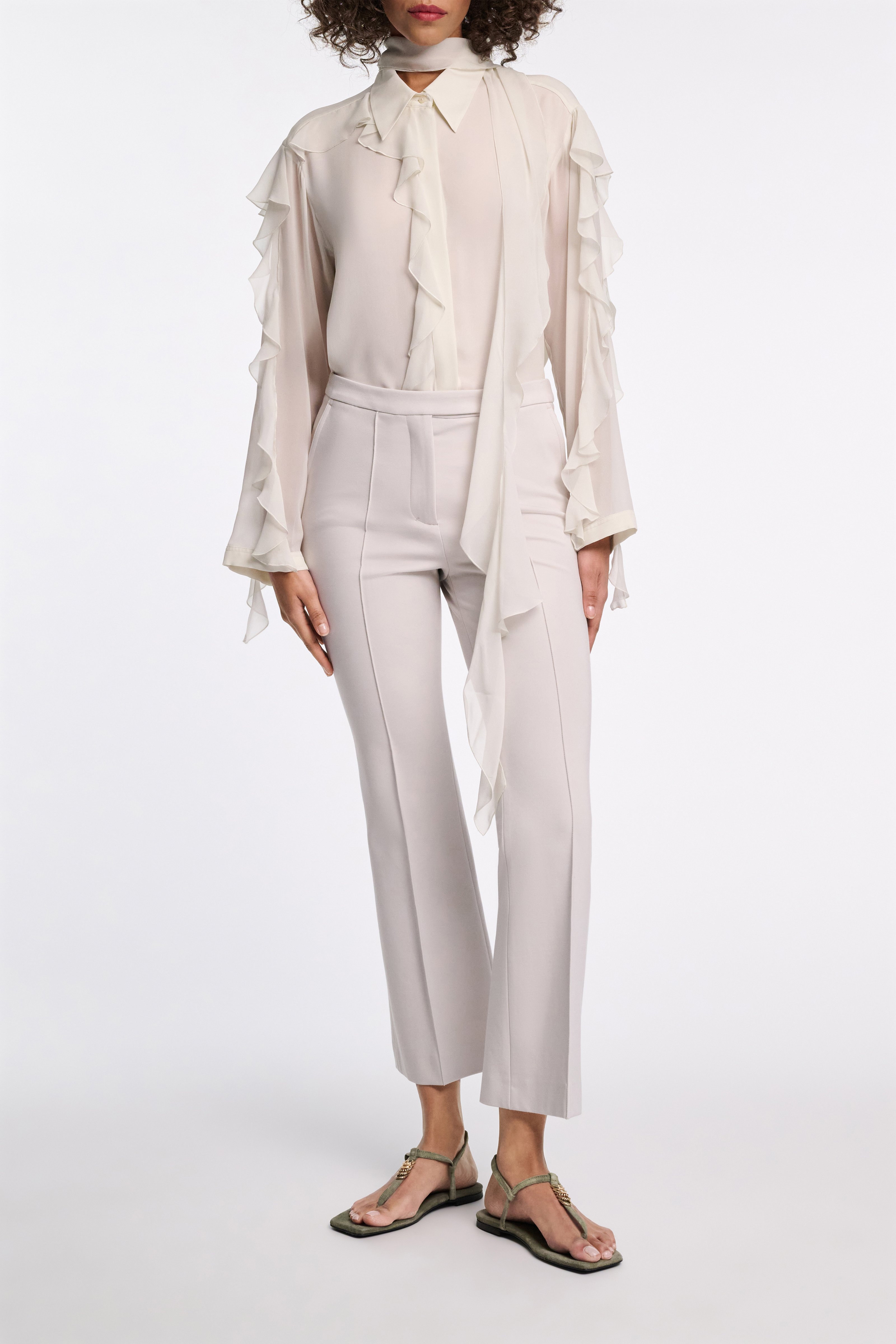 Dorothee Schumacher Suede T-strap sandals with