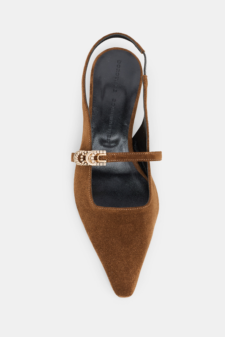 Dorothee Schumacher Slingback Kitten-Heels vicunja
