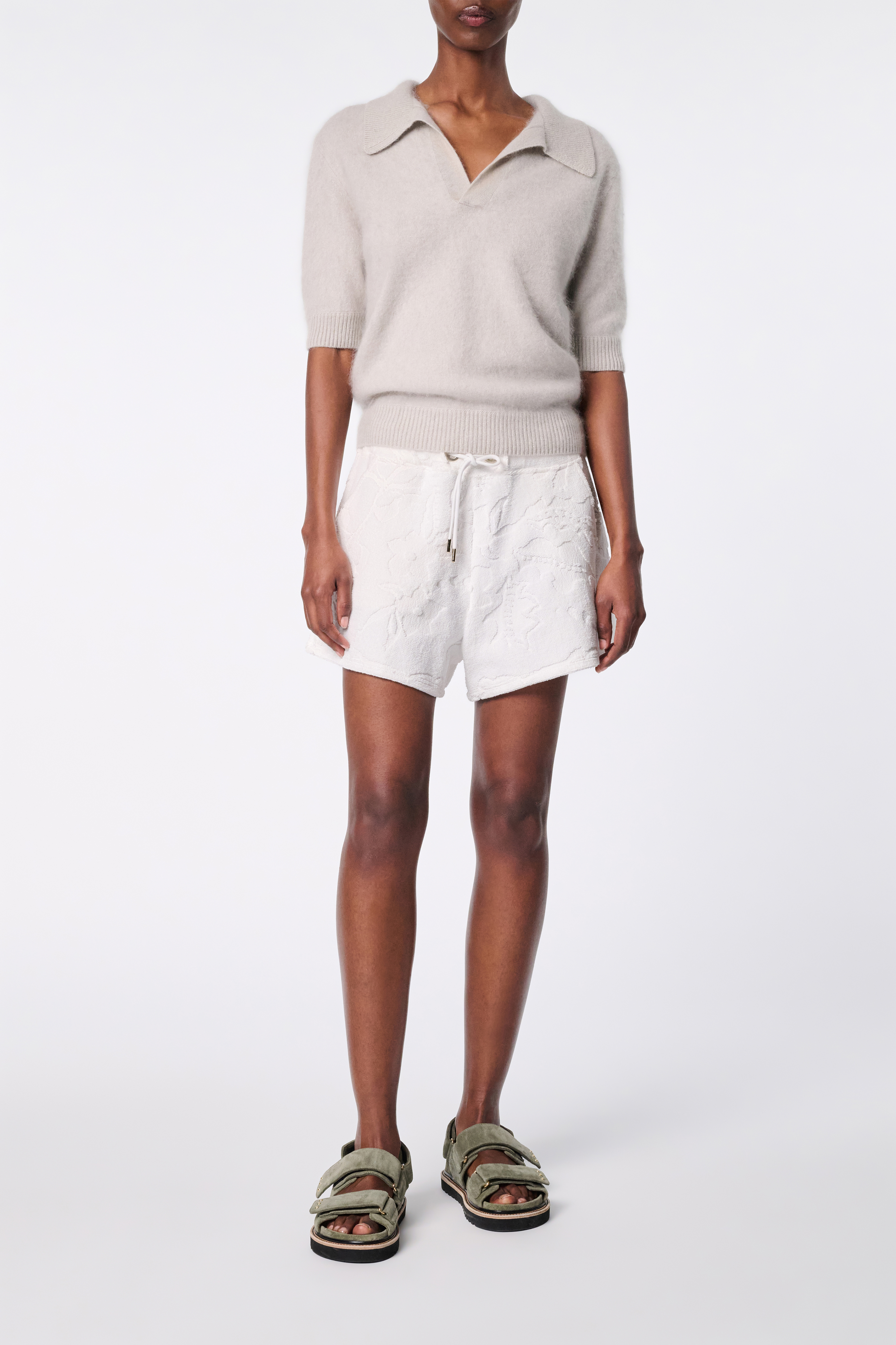 Dorothee Schumacher Suede sandals with Velcro