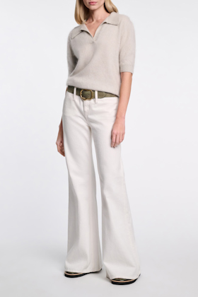 Dorothee Schumacher Gürtel aus gewachstem Kalbsleder soft green