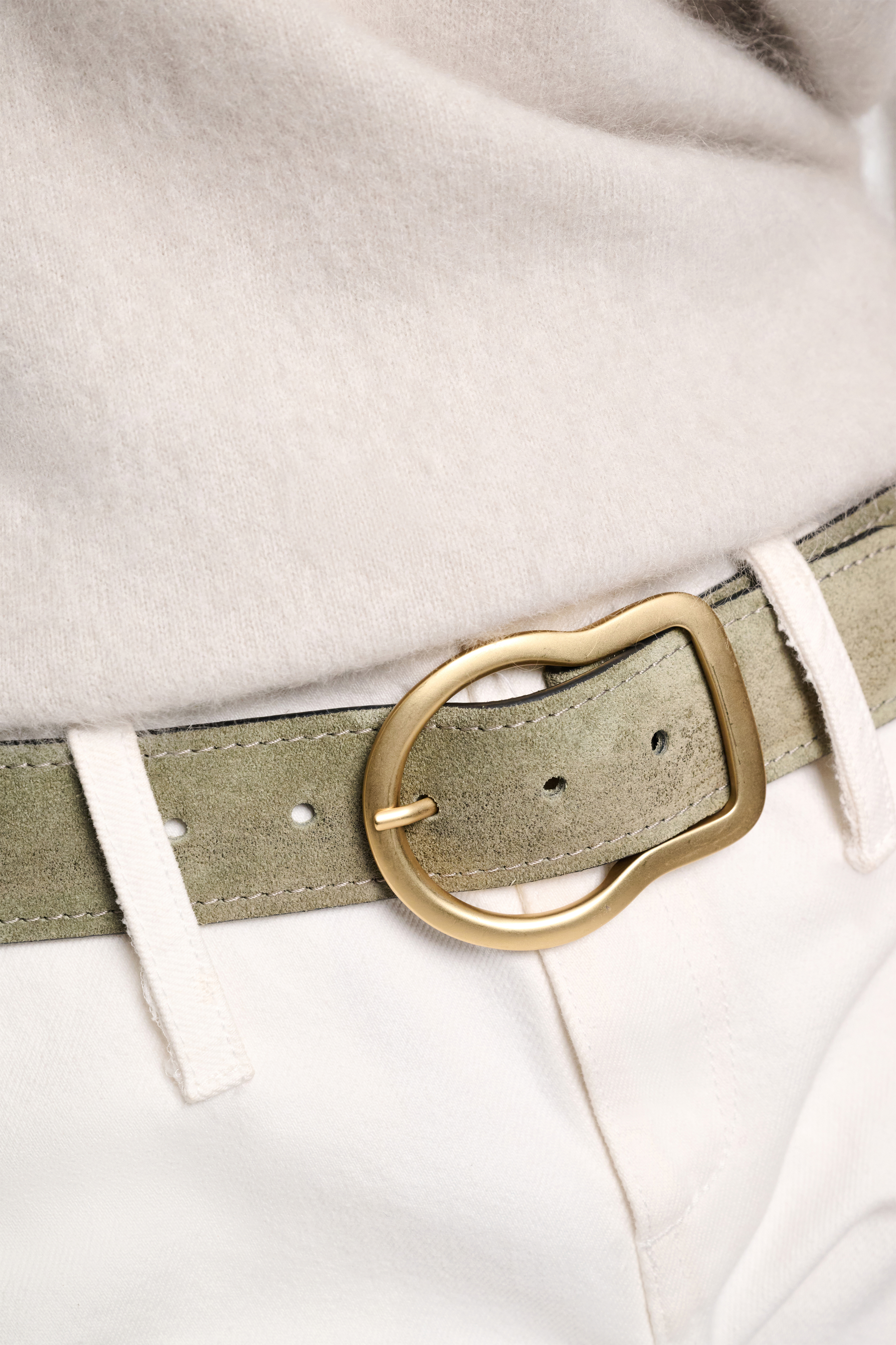 SUEDE SENSATION 4cm waxed belt | Dorothee Schumacher