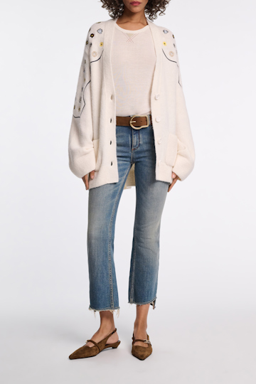Dorothee Schumacher Waxed suede belt vicunja