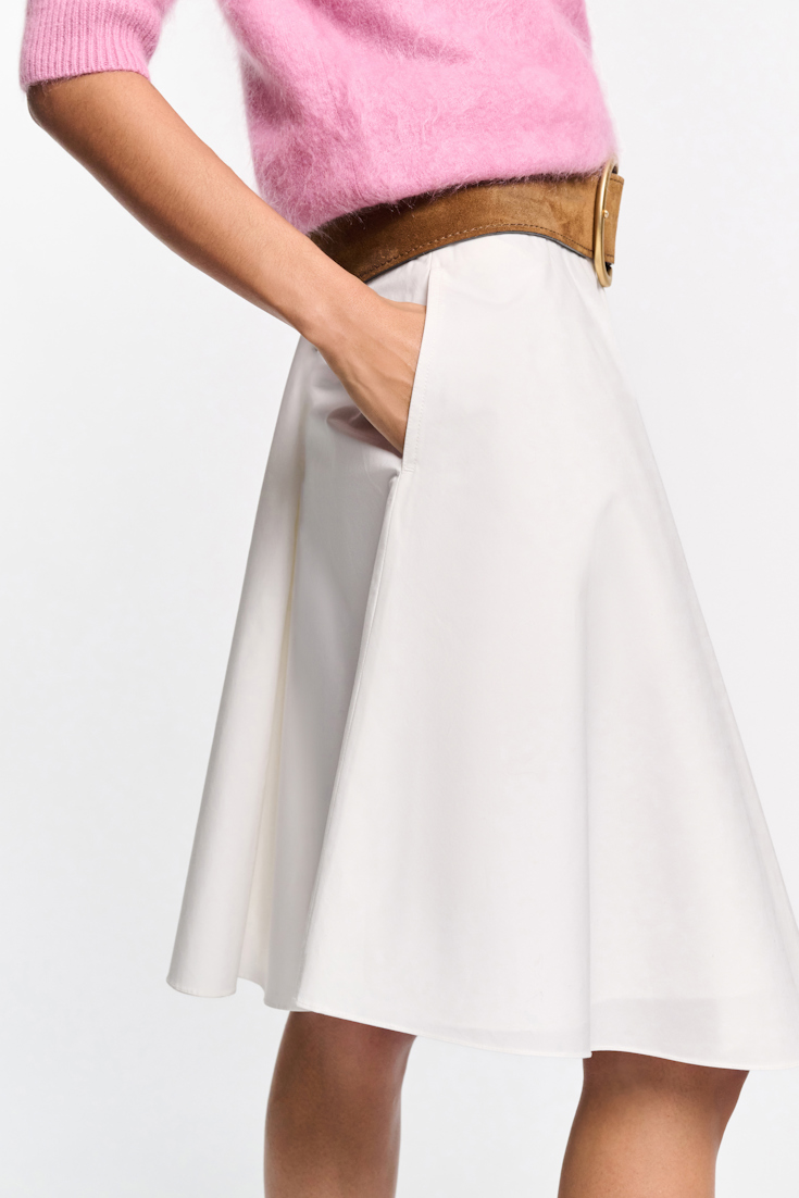 Dorothee Schumacher Waxed suede belt vicunja