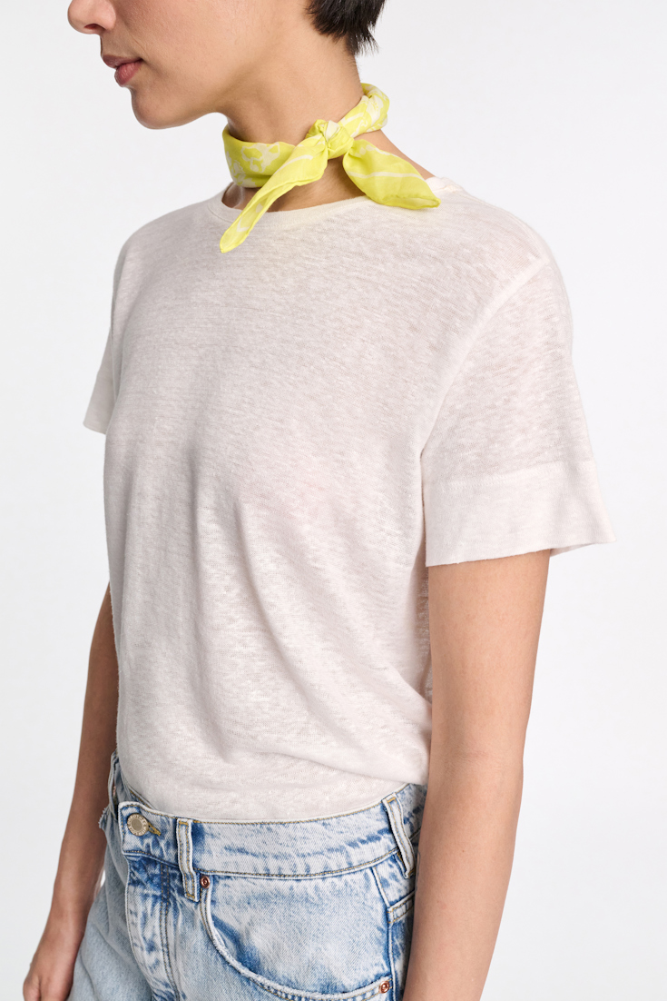 Dorothee Schumacher Printed bandana lemon white friends