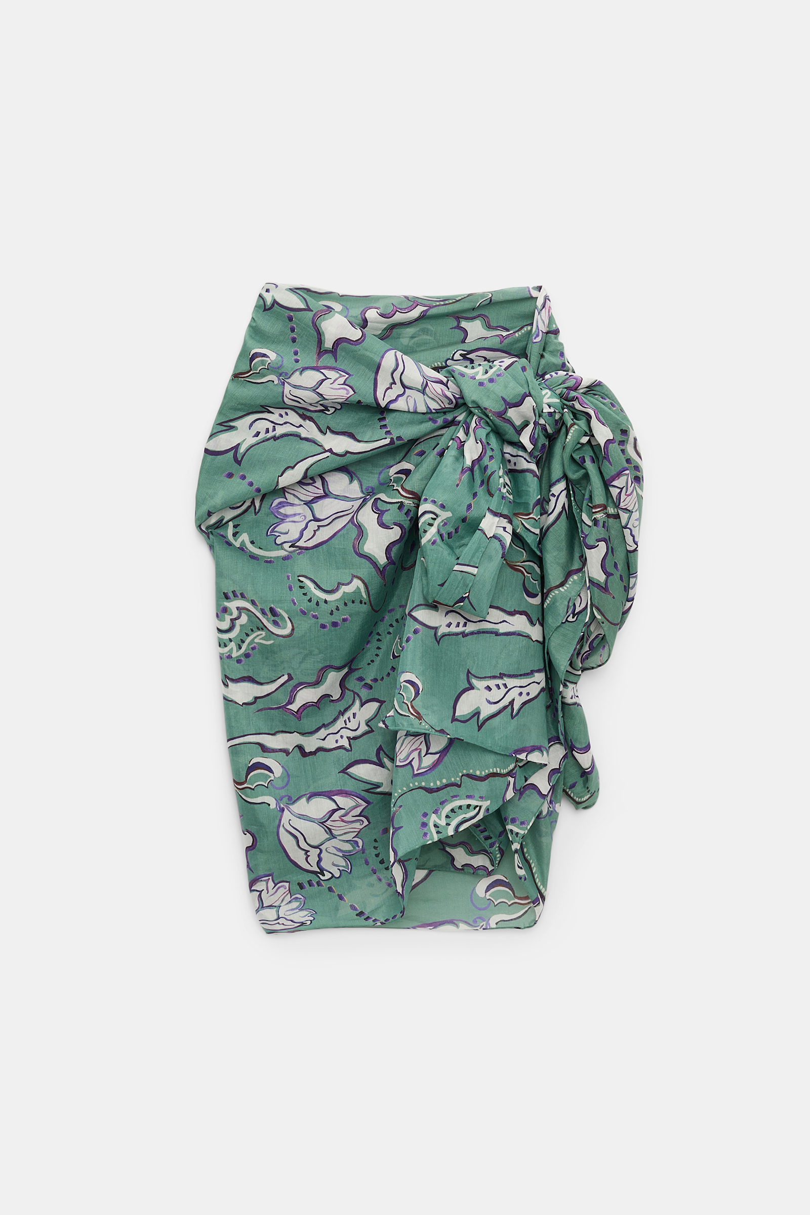 Dorothee Schumacher Pareo aus Baumwolle-Seide Mix mit Signature Print wicked flower allover