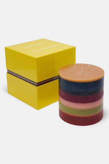 Dorothee Schumacher Große, gestreifte Kerze striped