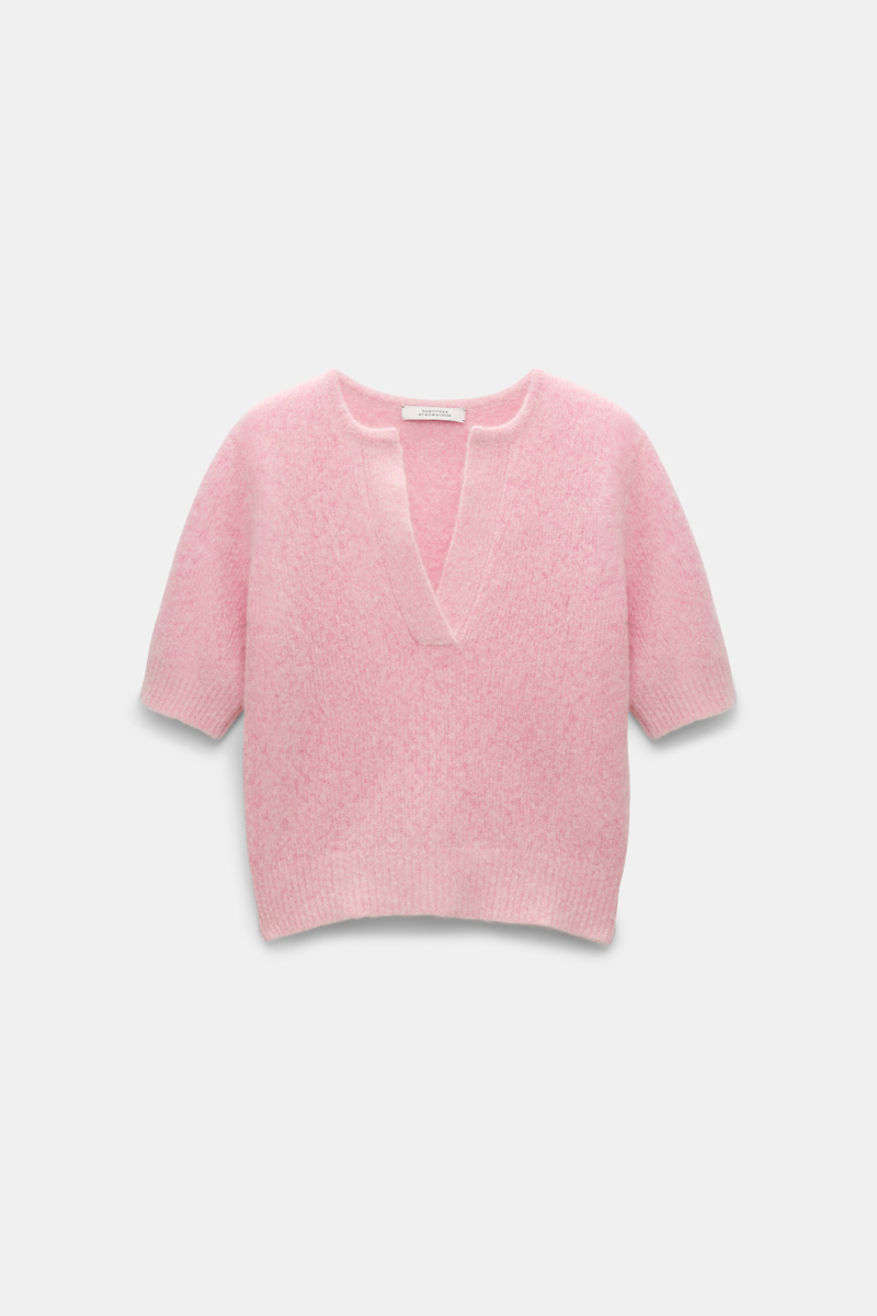 Shop Dorothee Schumacher Extra Soft Cashmere Crop Sleeve Sweater