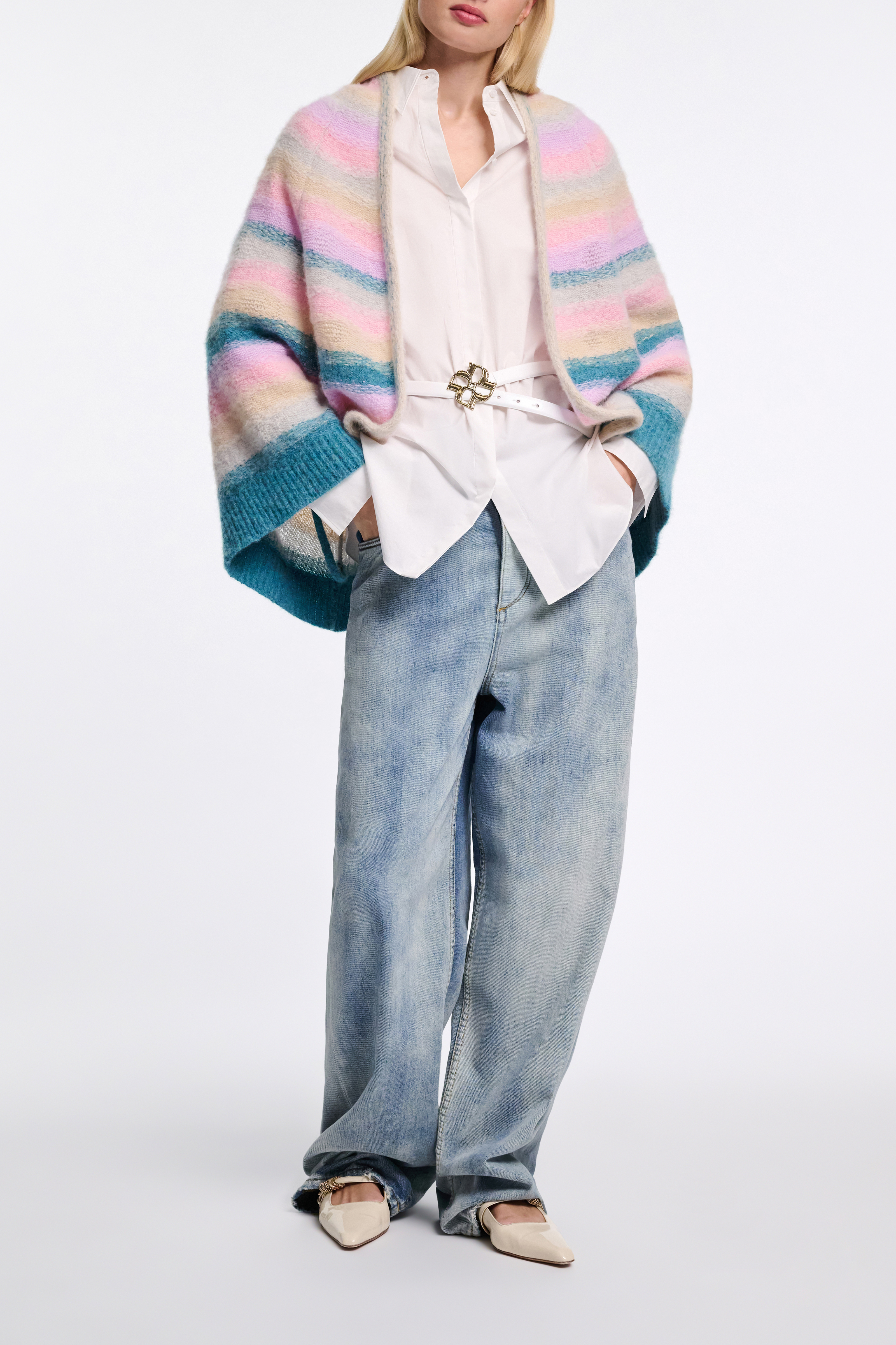 Dorothee Schumacher Extra soft cashmere stripe