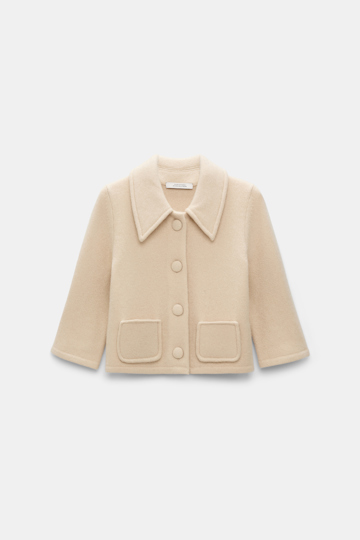 Dorothee Schumacher Verkürzter Cardigan aus Merino-Kaschmir Mix angora