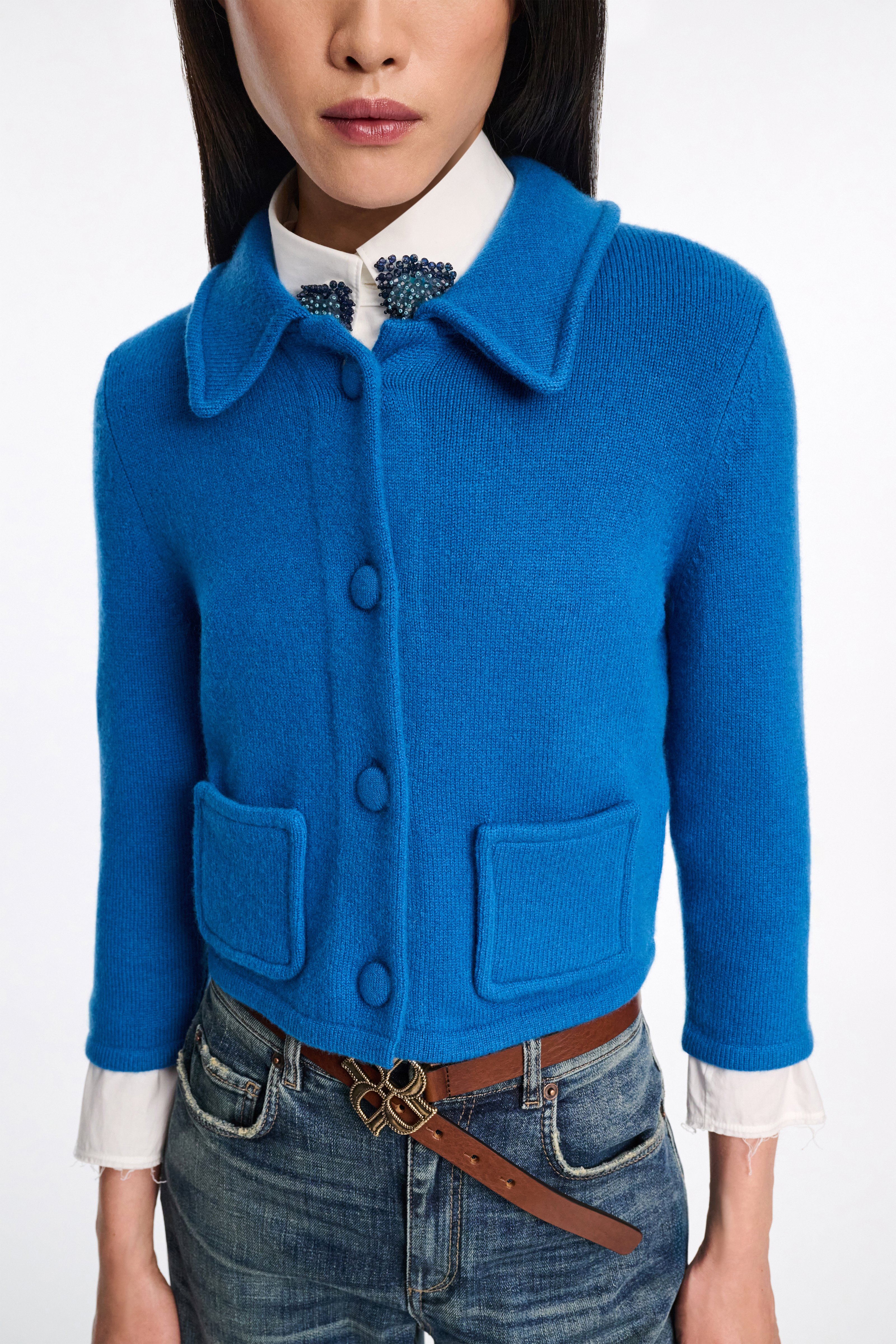 DOROTHEE SCHUMACHER ネイビー　春ジャケット 2号 DOROTHEE SCHUMACHER ネイビー 春ジャケット 2号