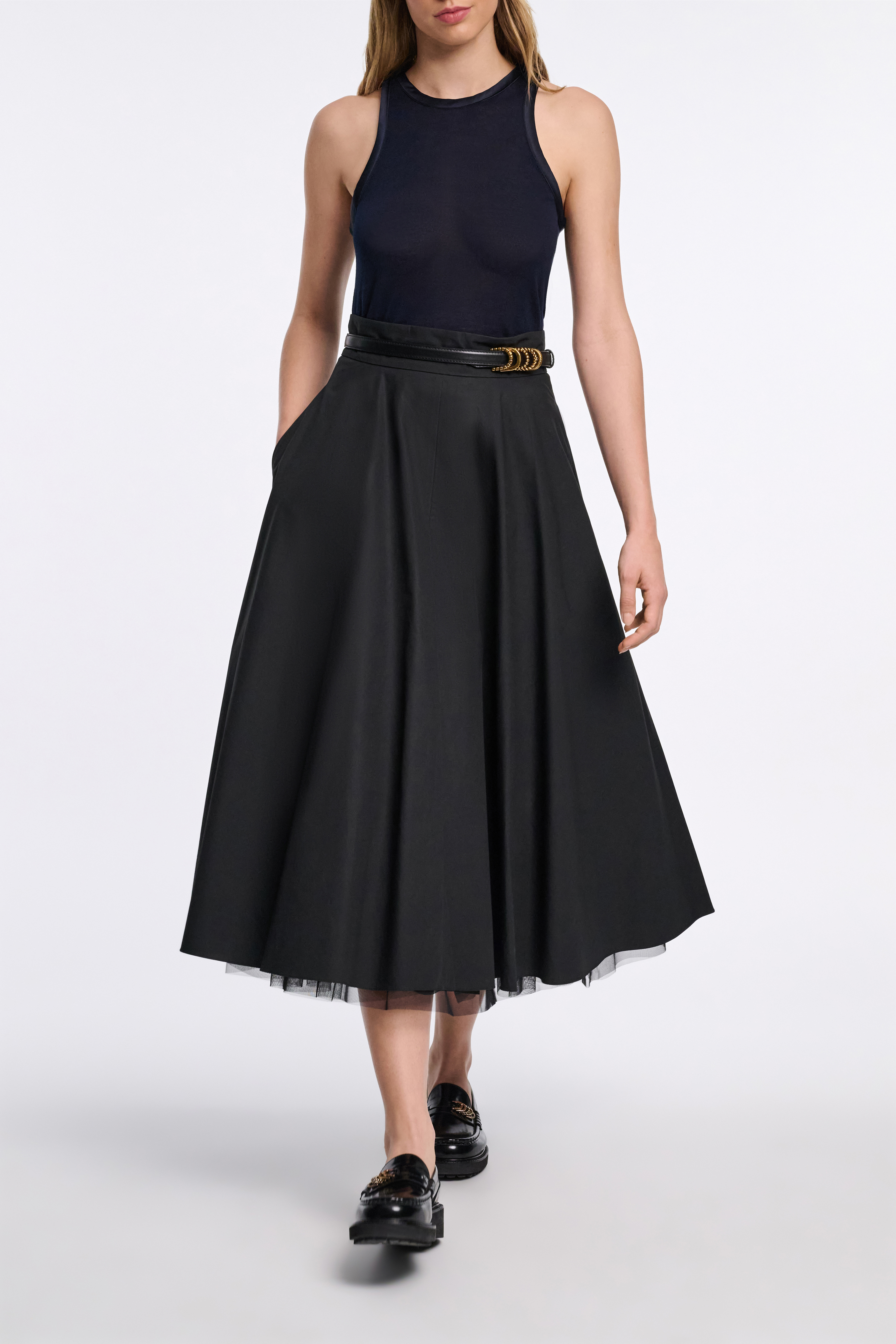 Dorothee Schumacher Knit tank top with silk