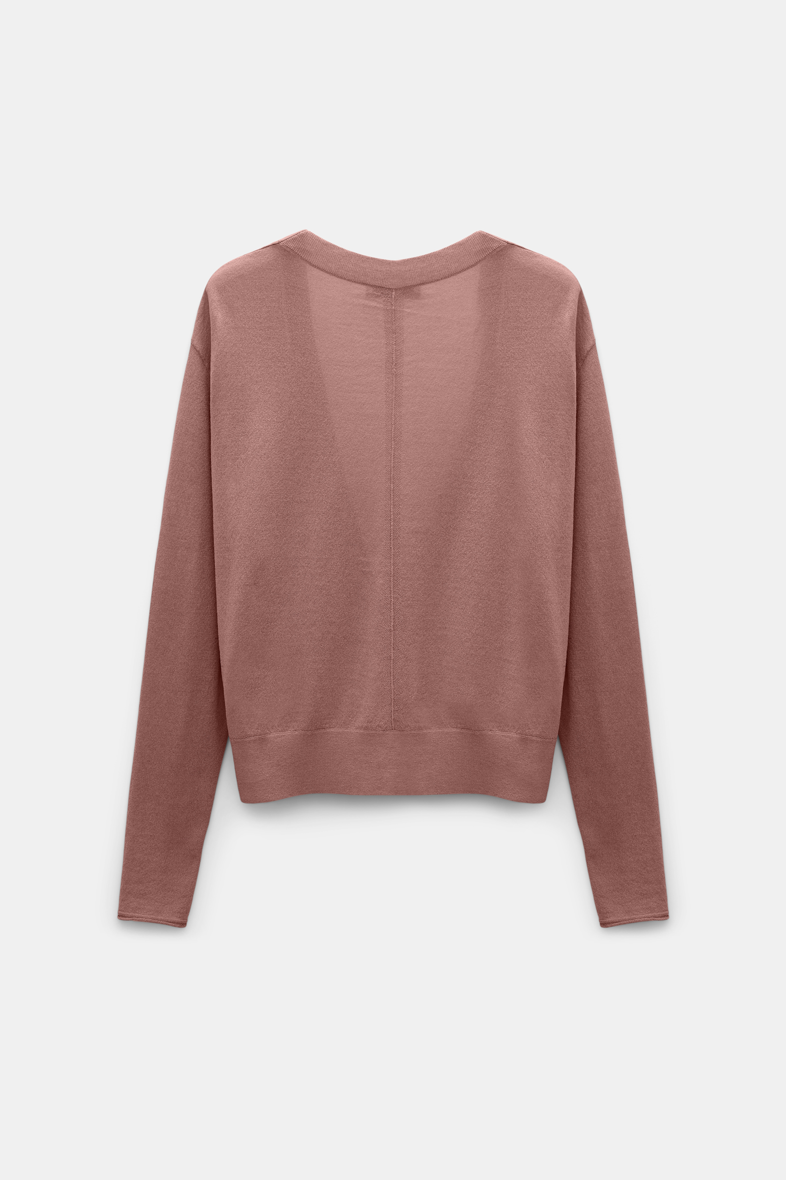 Dorothee Schumacher Cardigan with deep V-neckline burnt tan