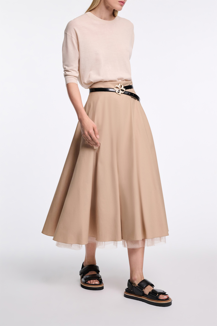 Dorothee Schumacher Pullover with satin bows on the back ivory