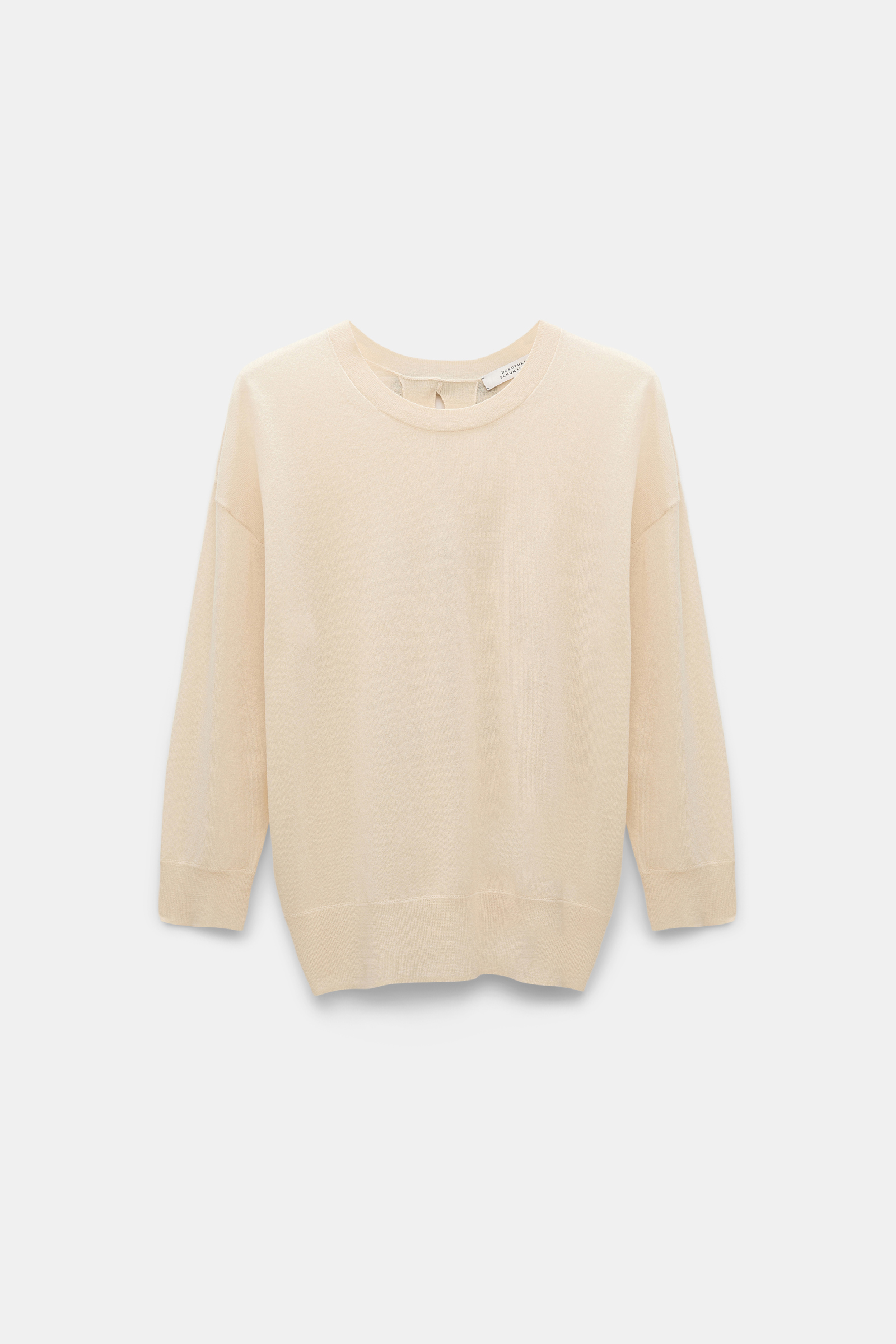 Dorothee Schumacher Pullover with satin bows on the back ivory