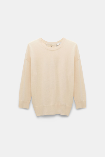 Dorothee Schumacher Pullover with satin bows on the back ivory