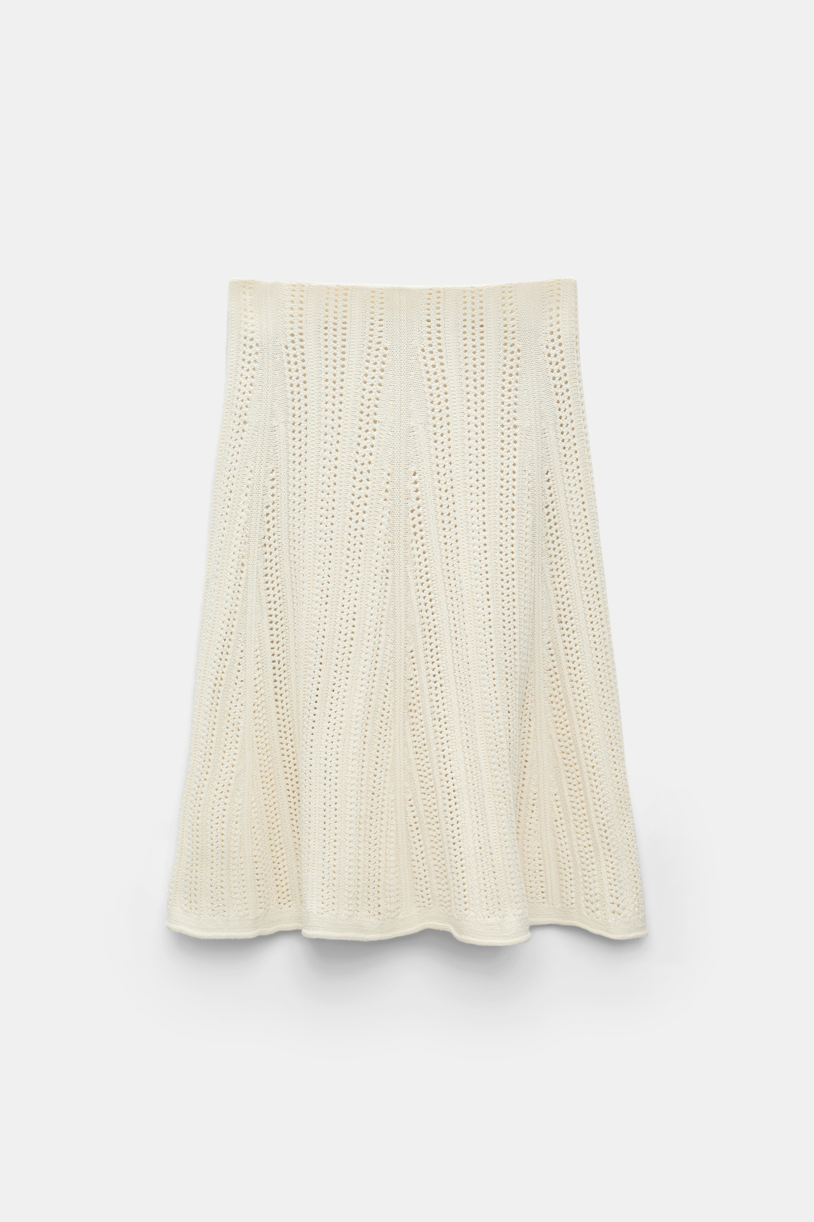 Dorothee Schumacher Pointelle knit skirt creamwhite