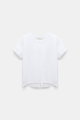 Dorothee Schumacher T-shirt with satin bows on the back pure white