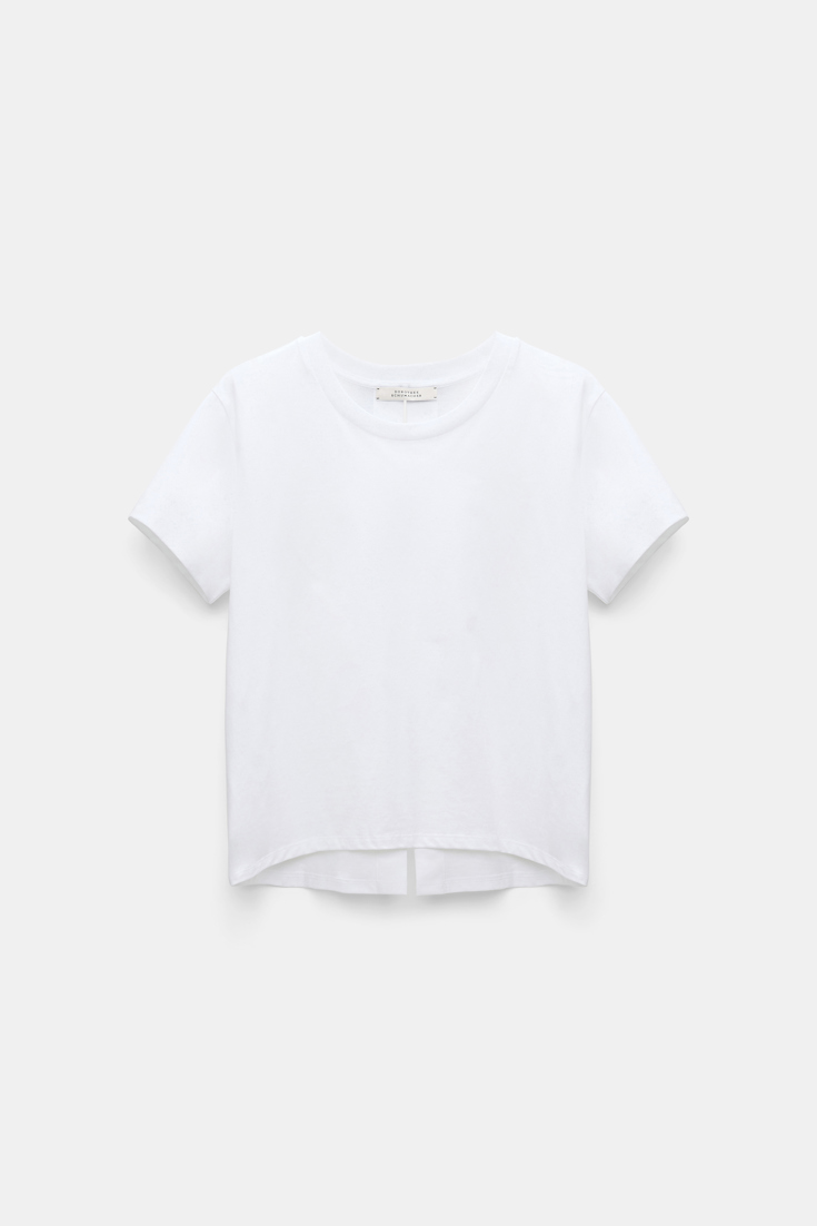 Dorothee Schumacher T-shirt with satin bows on the back pure white