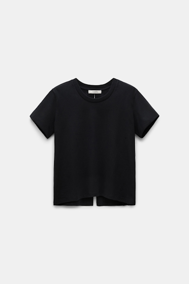 Dorothee Schumacher T-shirt with satin bows on the back pure black