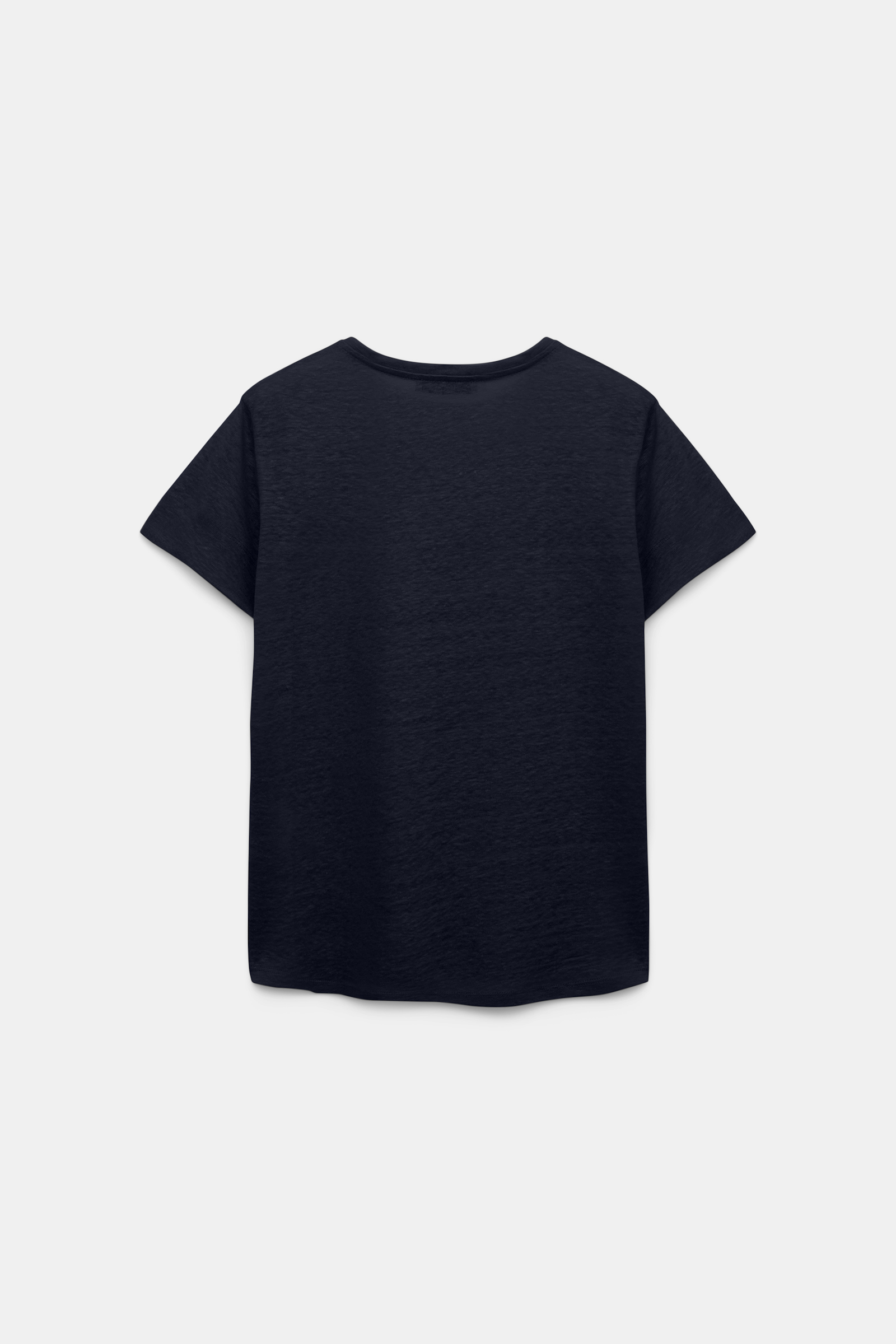 Dorothee Schumacher Short sleeve hemp T-shirt dark navy