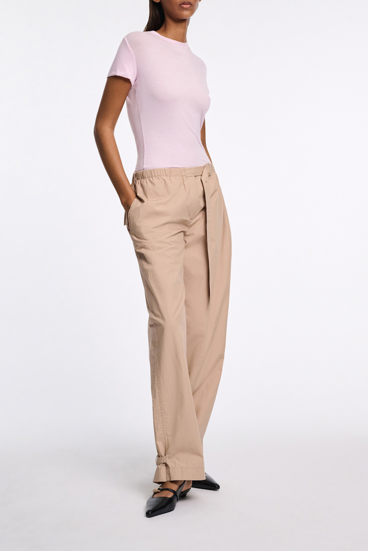 Dorothee Schumacher Extra softes Rundhalsshirt vanilla rose