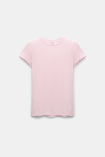 Dorothee Schumacher Extra softes Rundhalsshirt vanilla rose