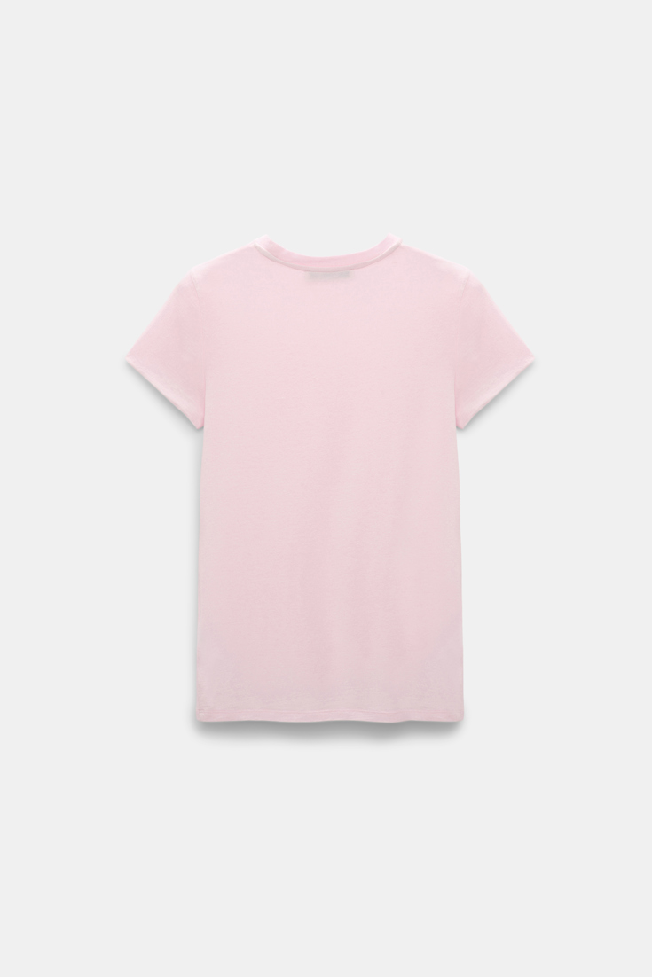 Dorothee Schumacher Extra softes Rundhalsshirt vanilla rose