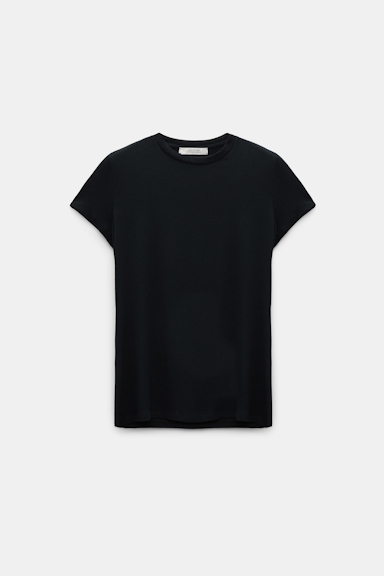 Dorothee Schumacher Extra softes Rundhalsshirt pure black