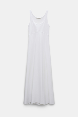 Dorothee Schumacher Fit and flare maxi dress pure white