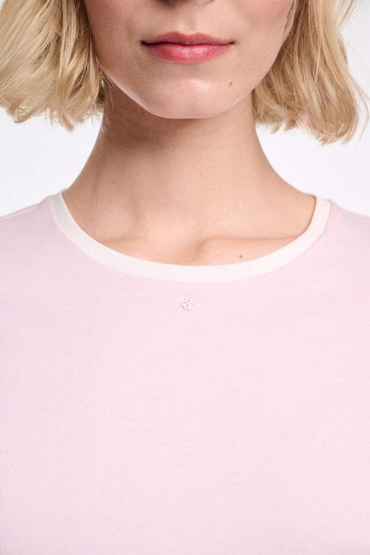 Dorothee Schumacher T-shirt with D-rose embellishment shadow candy