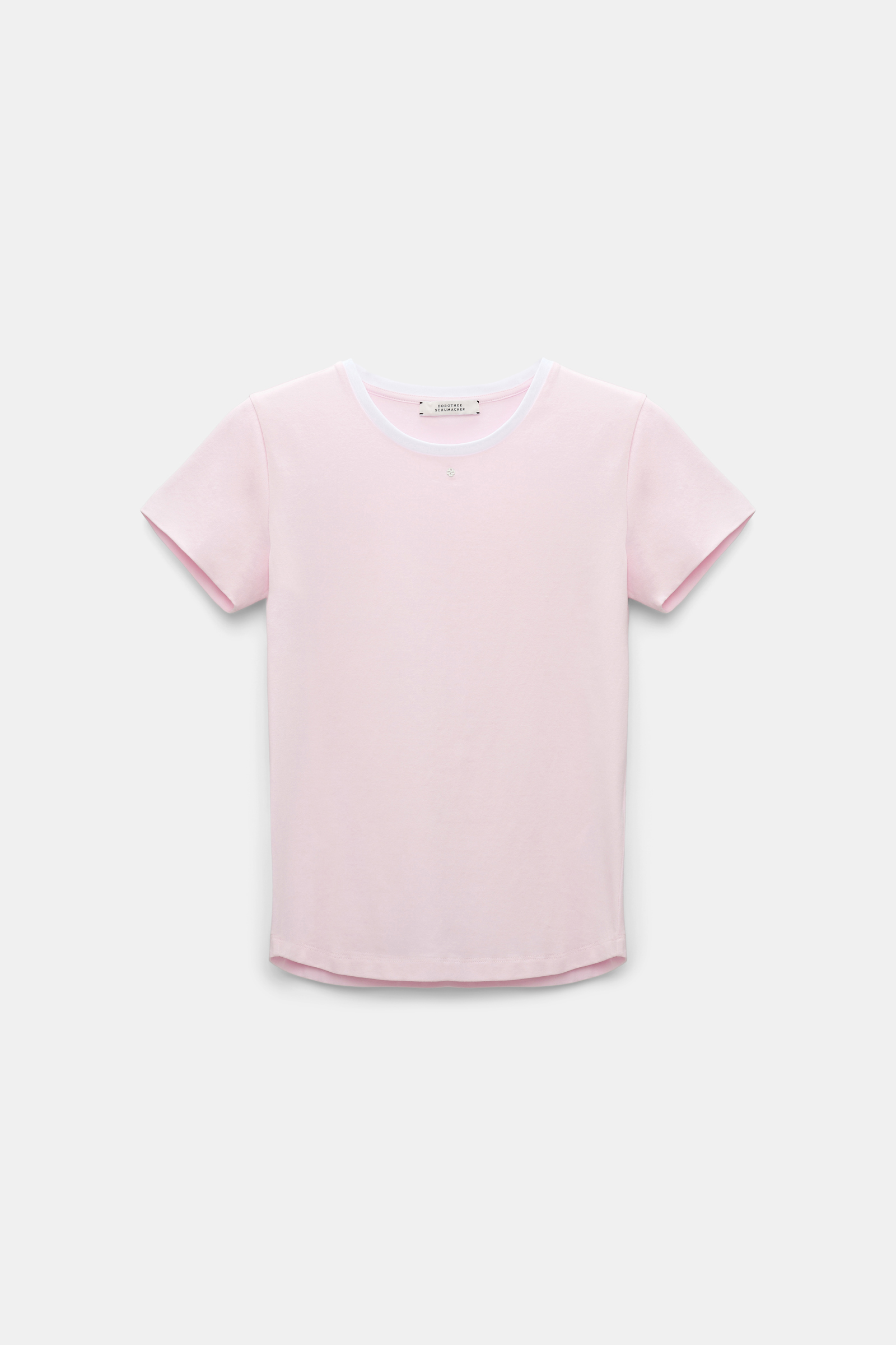 Dorothee Schumacher T-shirt with D-rose embellishment shadow candy