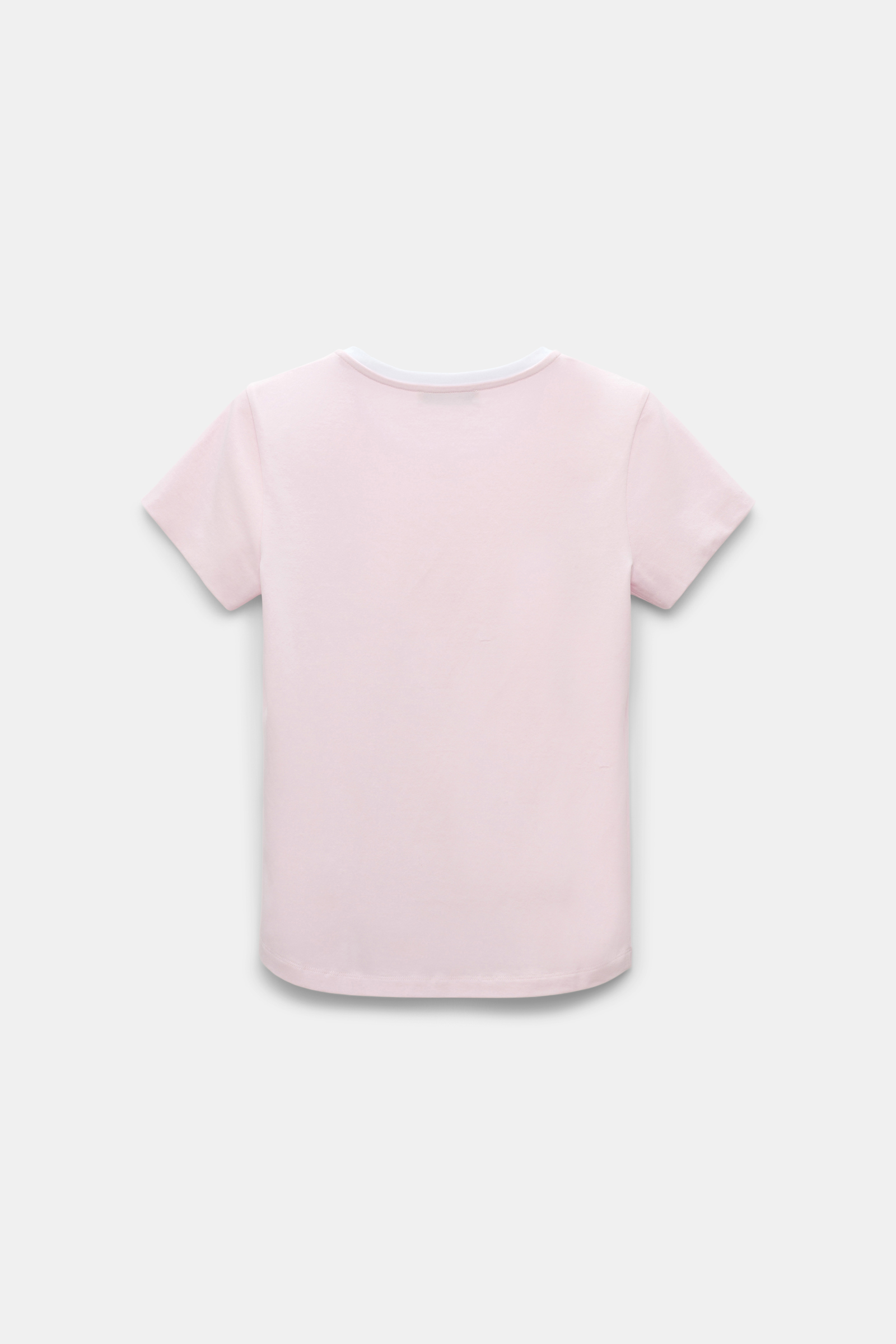 Dorothee Schumacher T-shirt with D-rose embellishment shadow candy