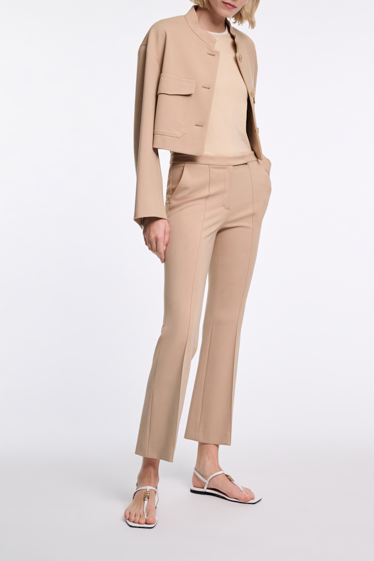 Dorothee Schumacher T-shirt with D-rose embellishment baby camel