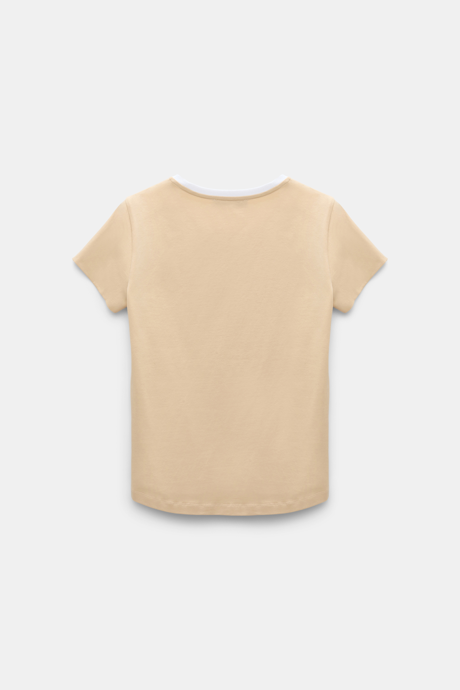 Dorothee Schumacher T-shirt with D-rose embellishment baby camel