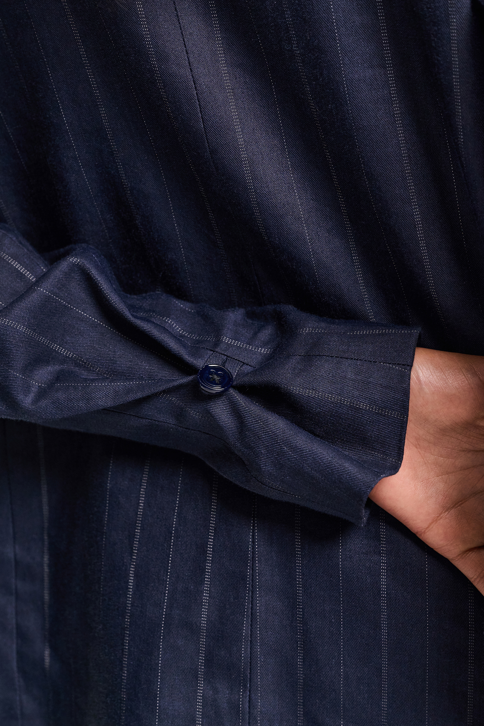 Dorothee Schumacher Pinstripe blazer blue night