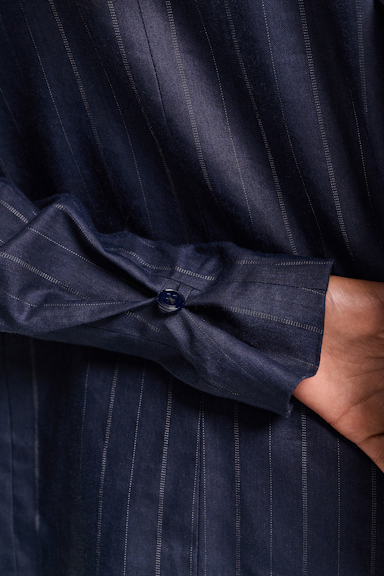 Dorothee Schumacher Pinstripe blazer blue night