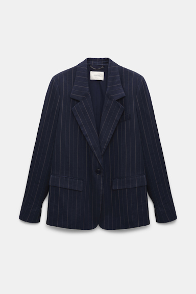 Dorothee Schumacher Pinstripe blazer blue night